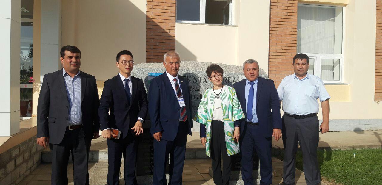 Visit of Mrs. Bek Seyuk Xi vice President of the Headquarters of the KOICA International Cooperation Agency